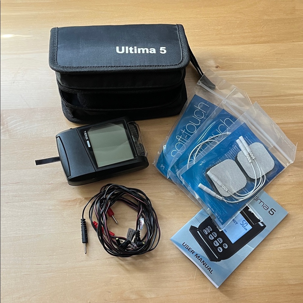 Black TENS Unit Kit